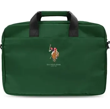 brašna na notebook US Polo Pouch 16" green + Dárek v hodnotě 1 488 Kč ZDARMA
