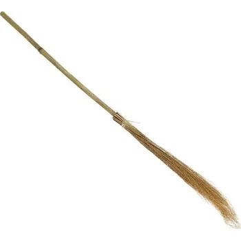 Karnevalový doplněk Rappa Čarodějnické koště hnědé 95 cm