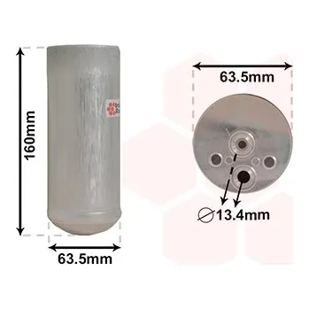 Sušič klimatizace Sušárna, klimatizace VAN WEZEL 0600D063