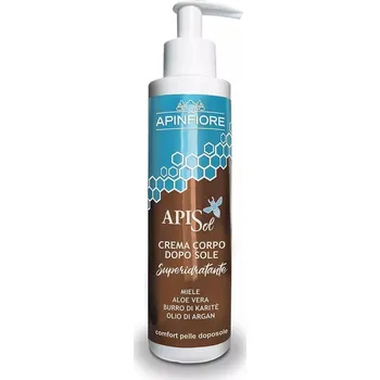 Přípravek na opalování Apinfiore Apisol Crema Corpo Dopo Sole Superidratante | Superhydratační tělový krém po opalování Apisol 250 ml