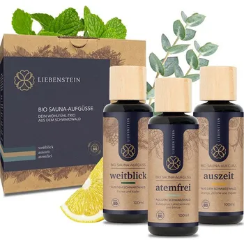 LIEBENSTEIN dárkové balení 3x100ml bio saunových vonných esencí - LB-BSE100-3SET