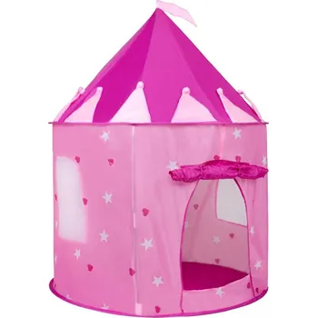 Dětský stan ARIAshop Dětský stan, růžový hrad 135 x 105 cm Růžová