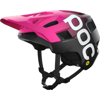 Cyklistická přilba POC Kortal Race MIPS Fluorescent Pink/Uranium Black Matt