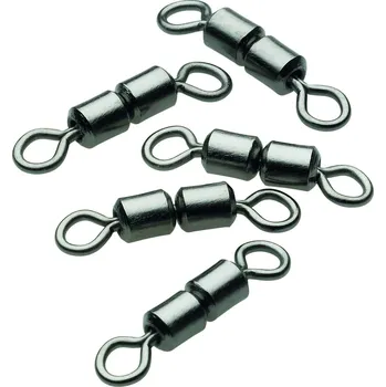 Kinetic Double Crane Swivel Black V balení: 5ks, Velikost / Nosnost: #1/0 - 60 kg