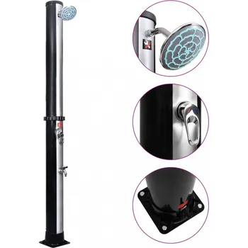 Zahradní sprcha Zahradní solární sprcha s hlavicí a kohoutkem 40 l