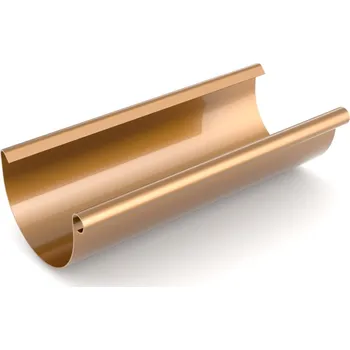 okap BRYZA Žlab, okap plastový Ø 125 mm, délka 3M, Měděná RAL vlastní