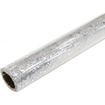 Stuha Organza glitr barva stříbrná 38x200 cm