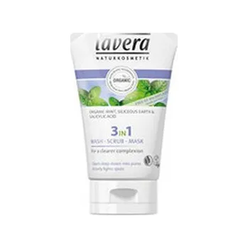 Lavera Čisticí emulze, peeling a maska 3v1 (Wash, Scrub, Mask) 125 ml woman