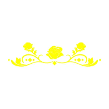 Samolepící dekorace SAMOLEPKA Květina dekor 039 růžičky (05 - žlutá citron) NA AUTO, NÁLEPKA, FÓLIE, POLEP, TUNING, VLASTNÍ TEXT, TISK, AUTOSAMOLEPKY.cz, POLEPY, OBRÁZEK, LOGO, SAMOLEPKY