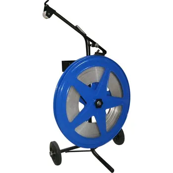 Stahovací páska Odvíječ ocelové vázací pásky OP-5 s brzdou