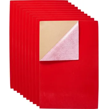 Barevný papír Sametový papír, červený VELVET, A4, 21x30 cm/ 1 kus