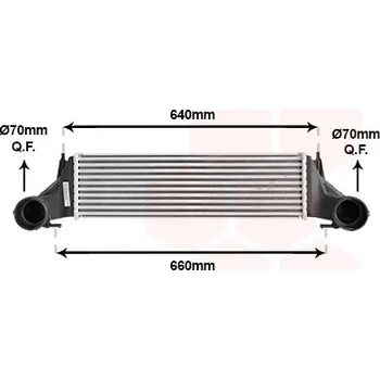 Turbodmychadlo Chladič turba VAN WEZEL 06004421