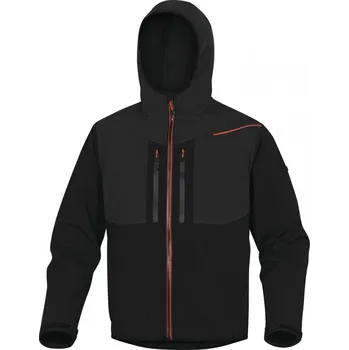 Pánský kabát BUNDA Horten2 softshell vel. 2XL černá/oranž.