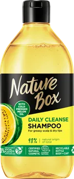Šampon Nature Box Melon čisticí šampon pro mastnou pokožku hlavy 385 ml