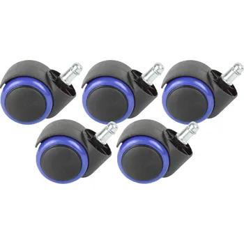 Mercury Kolečko, pogumované, průměr 50mm, čep 11mm - modré (5ks)