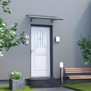 Stříška nad vchodové dveře LANIT PLAST Stříška nad dveře LANITPLAST MELBA 140/79 ANTRACIT LG2798