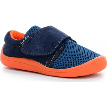 Dívčí tenisky Beda Mandarine (BF 0001/SK/1W/OP síťovina s kůží) barefoot tenisky s opatkem Velikost boty (EU): 22, Vnitřní délka boty: 135, Vnitřní šířka boty: 64