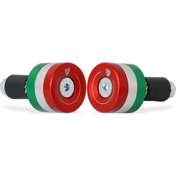 Řídítka CNC Racing ITALY Koncovky - závažíčka řídítek CNC Racing - TRICOLOR