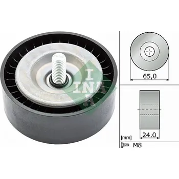 Vratná/vodicí kladka, klínový žebrový řemen INA 532 0782 10