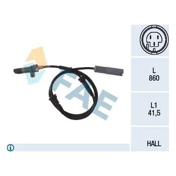 ABS Snímač, počet otáček kol FRANCISCO ALBERO S.A. 78009