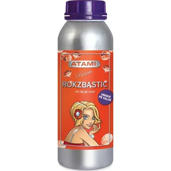 Hnojivo Atami Rokzbastic 1250ml, květový stimulátor (Bez ohledu na to, na jakém médiu se rozhodnete pěstovat, Rokzbastic zajistí pevné a zářivé výsledky! JEDINEČNÝ POMĚR P:K 1:2 ve srovnání s jinými kapalnými produkty na podporu kvetení dostupnými na trhu.)
