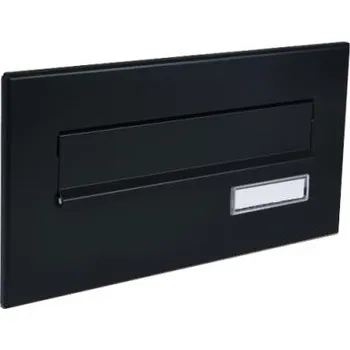 Poštovní schránka DOLS ČD-16 RAL9005 - čelní deska poštovní schránky k zazdění, se jmenovkou, černá