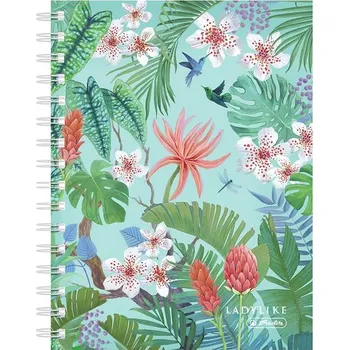 Zápisník HERLITZ Lady Jungle, A5/100, čtvereček