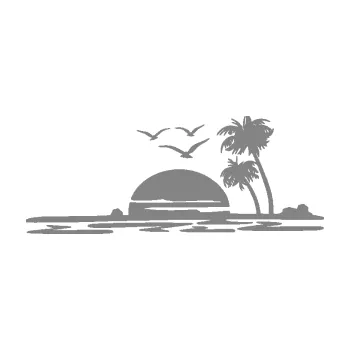 Samolepící dekorace SAMOLEPKA Krajina moře 001 pravá karavan na cestách (17 - šedá) NA AUTO, NÁLEPKA, FÓLIE, POLEP, TUNING, VLASTNÍ TEXT, TISK, AUTOSAMOLEPKY.cz, POLEPY, OBRÁZEK, LOGO, SAMOLEPKY