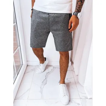 Pánská móda Pánské teplákové šortky KITA tmavě šedé