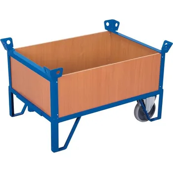 Plošinový vozík Pojízdná plošina VARIOfit, s plným rámem 1000 x 700 mm