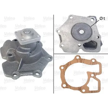 Chladič motoru Vodní čerpadlo, chlazení motoru VALEO 506155