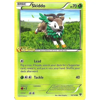 Sběratelská karetní hra Skiddo 018/146 - XY Typ karty: Non-Holo