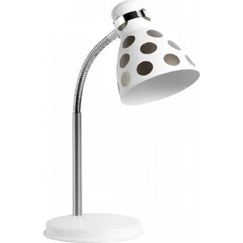 Lampička NIPEKO Lampa stolní FANDA šedá puntík