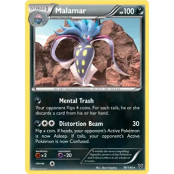 Karetní hra Malamar 076/146 - XY Typ karty: Non-Holo