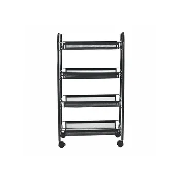 Servírovací stolek Tempo Kondela Myris 48 x 27 x 84 cm černý