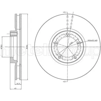 Brzdový kotouč Brzdový kotouč CIFAM 800-459