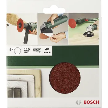 Brusný papír Bosch Accessories 2609256B47 brusný papír pro brusné kotouče bez otvorů Zrnitost 60, 120, 180 (Ø) 125 mm 1 sada