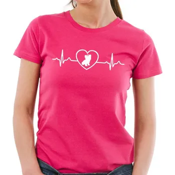 Dámské tričko STRIKER Dámské tričko Yorkshire v srdci Barva: Růžová, Velikost: S