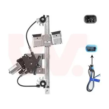 Karosérie Zvedací zařízení oken VAN WEZEL 4912265