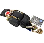 STROXX Upínací popruh 25 mm, automatické navíjení, 4 m s ráčnou