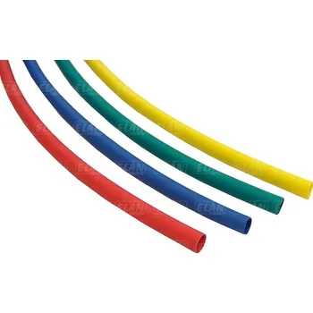 Auto elektroinstalace Smršťovací bužírka 4.8 / 2.4 mm - zelená