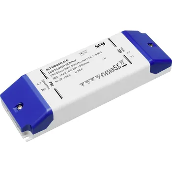 Příslušenství pro LED osvětlení Self Electronics SLT150-24VLG-E LED driver konstantní napětí 150 W 6.25 A 24 V/DC montáž na nehořlavém povrchu , schválení nábytku , bez možnosti stmívání,