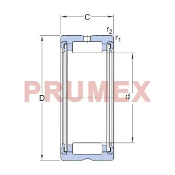 SKF RNA 4905.2RS jehlové ložisko