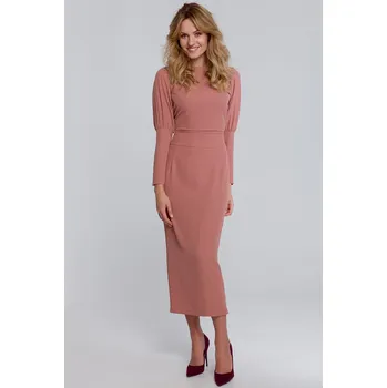 Dámské šaty Makover K079 růžové S