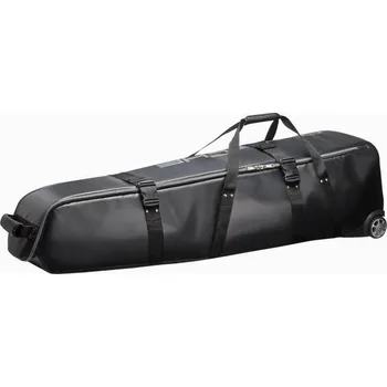 Golfový bag PORSCHE DESIGN Golf Travel Bag Sport Cestovní golfová taška černá (Vodoodpudivá golfová cestovní taška Porsche pro tašky s horním průměrem do 11 palců. S polstrováním na ochranu hole a kolečky bruslí s kuličkovými ložisky pro snadnou přepravu.)