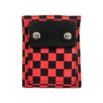 Peněženka Peněženka látková červeno-černá šachovnice