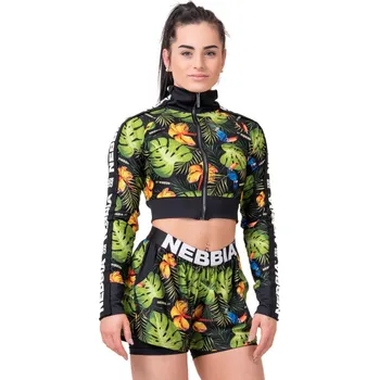 NEBBIA High-energy Crop bunda zelená XS