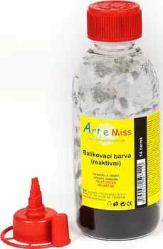 Speciální výtvarná barva Artemiss Batikovací reaktivní barva 250 ml černá