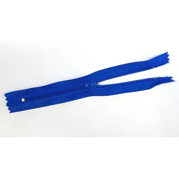 Zip Spirálový zip nedělitelný, 16 cm, modrá č. 213, 1 ks