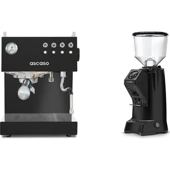 Kávovar Ascaso Steel DUO, Black + Eureka Nadir 65 Touch, black